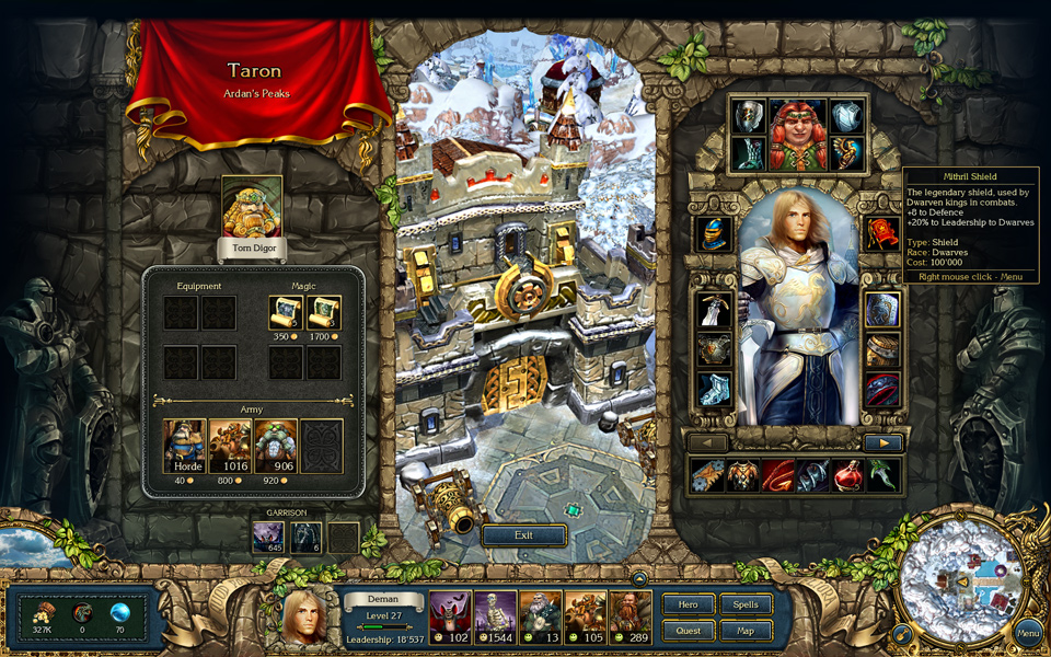 King's Bounty: The Legend游戏截图