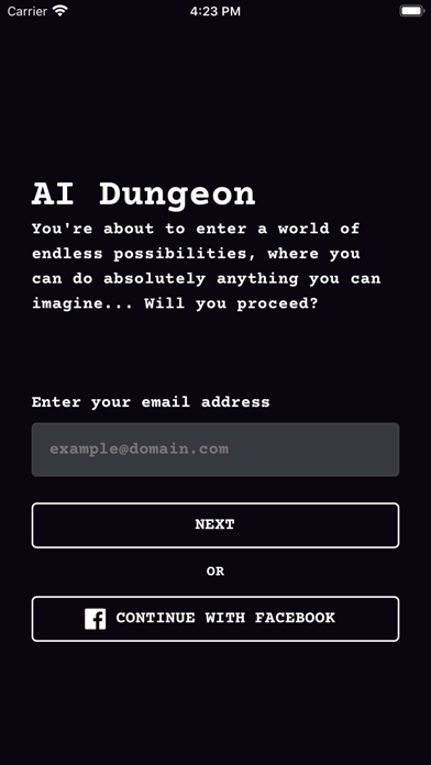 AI Dungeon游戏截图