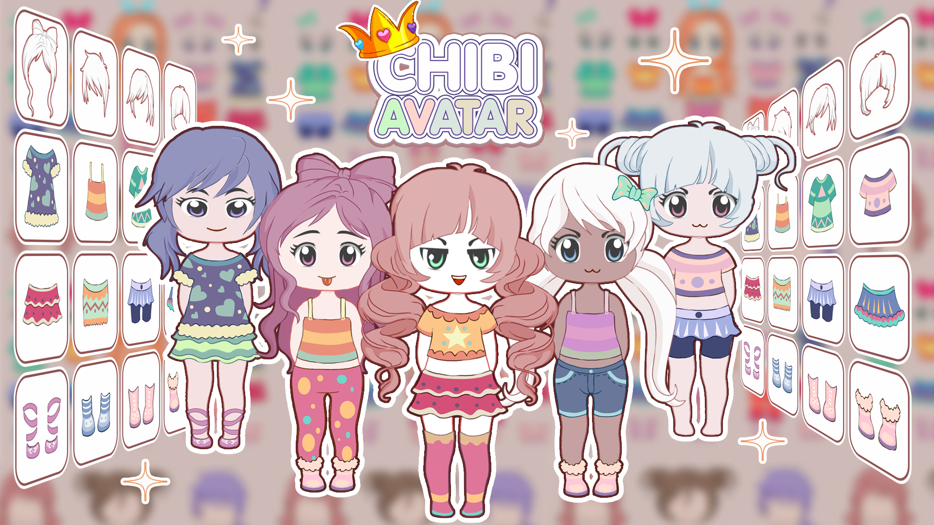 Chibi Avatar: Cute Doll Avatar Maker游戏截图