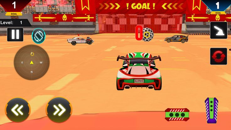 Flying Car Soccer Game游戏截图