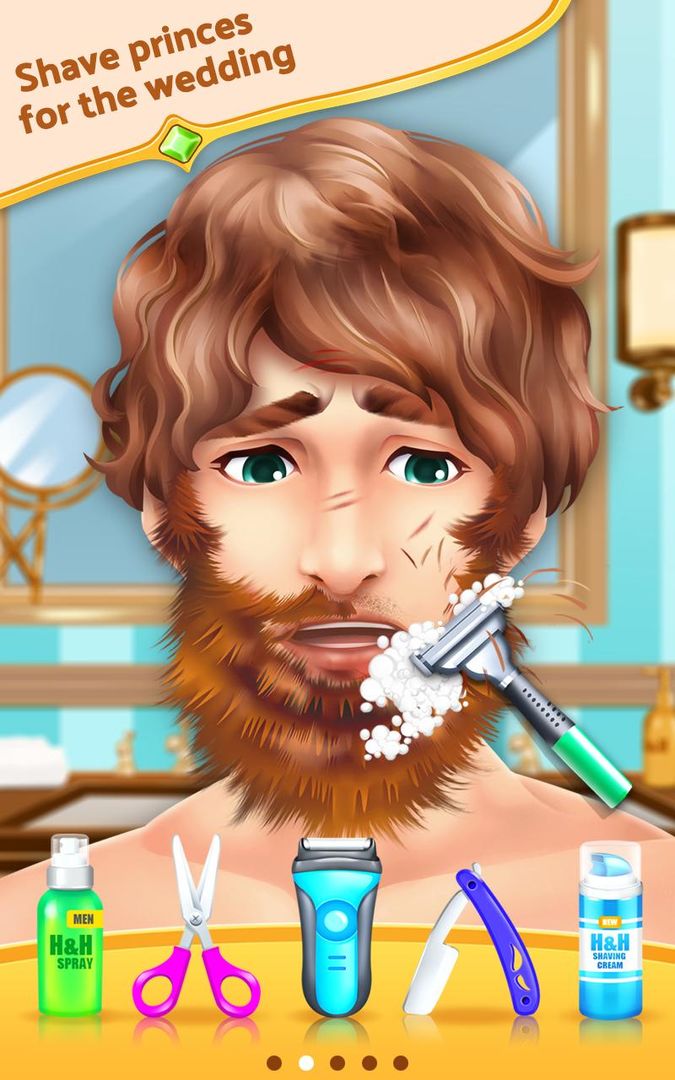 Screenshot of Prince Royal Wedding Shave
