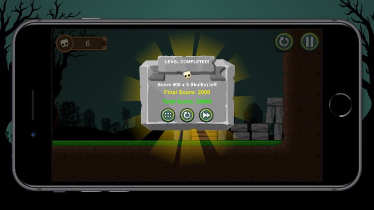 Zombie Town: 2D physics游戏截图