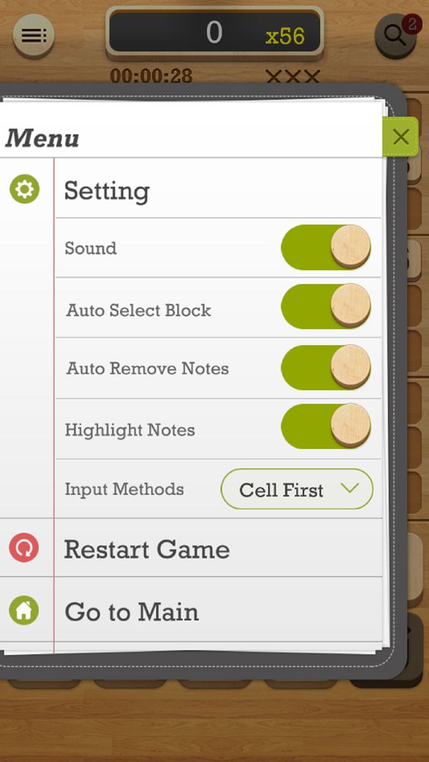 Sudoku Cafe游戏截图