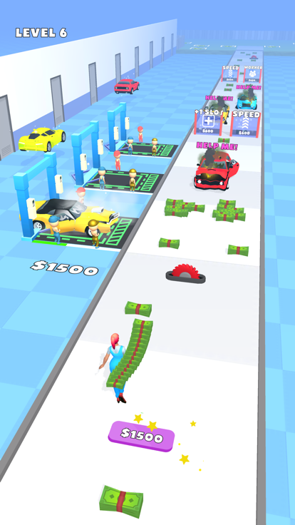 Car Factory Run游戏截图