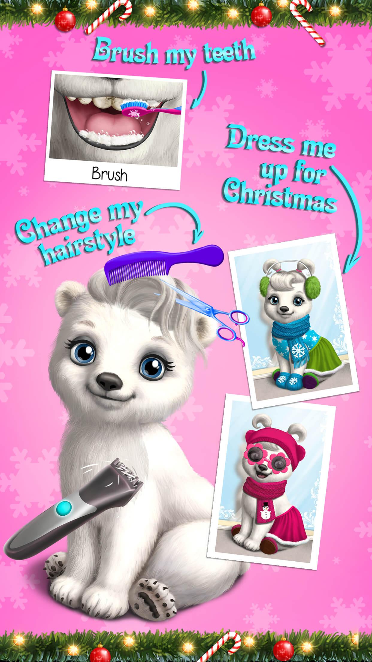 Christmas Animal Hair Salon游戏截图