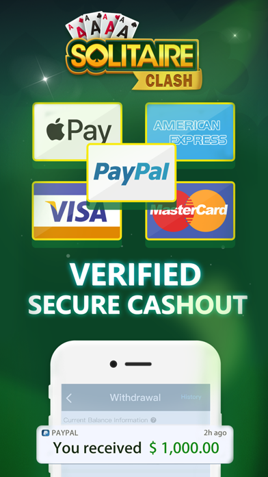 Solitaire Clash: Win Real Cash游戏截图