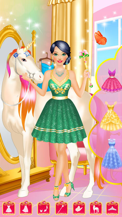 Magic Princess - Girls Makeup & Dressup Salon Game游戏截图