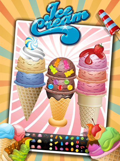 Ice Cream Maker - Baking Game For Kids游戏截图