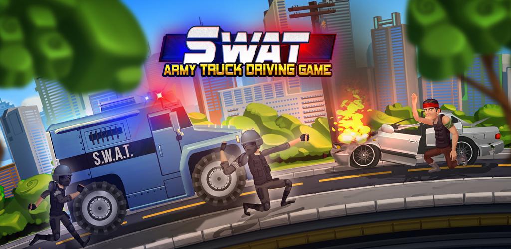 Elite SWAT Car Racing: Army Truck Driving Game游戏截图