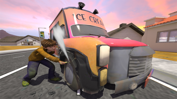 Crazy Ice Scream Clown Game 3D游戏截图