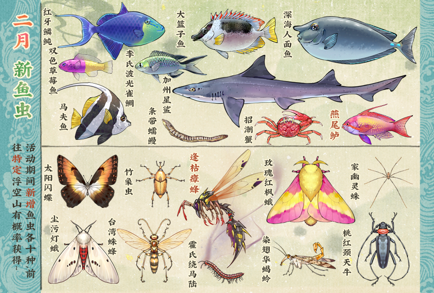 【二月新鱼虫】
