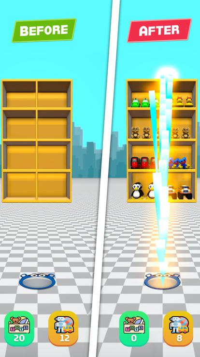 Toys Hoarder  Hole n Fill Game游戏截图