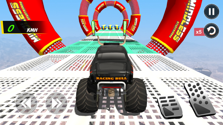 Monster Truck Stunt Games游戏截图