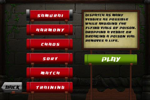 Veggie Samurai游戏截图