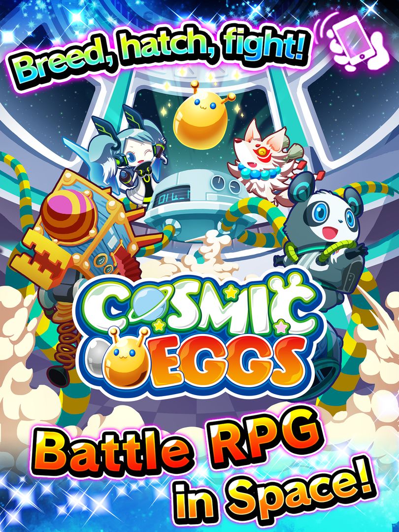 Screenshot of Cosmic Eggs - Battle Adventure RPG In Space!