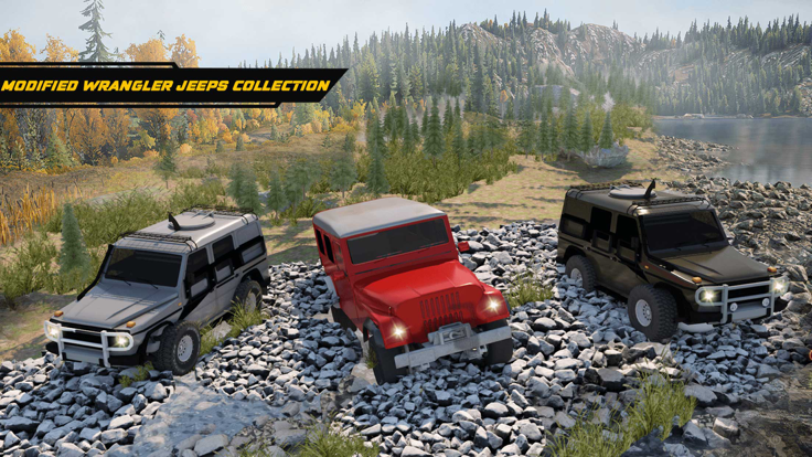 Offroad Jeep Hill Driving Game游戏截图