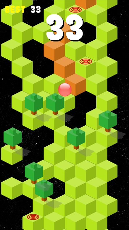 从山上弹起游戏截图