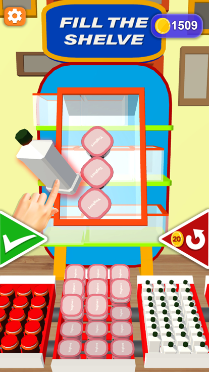 Fridge and shelves organizer游戏截图