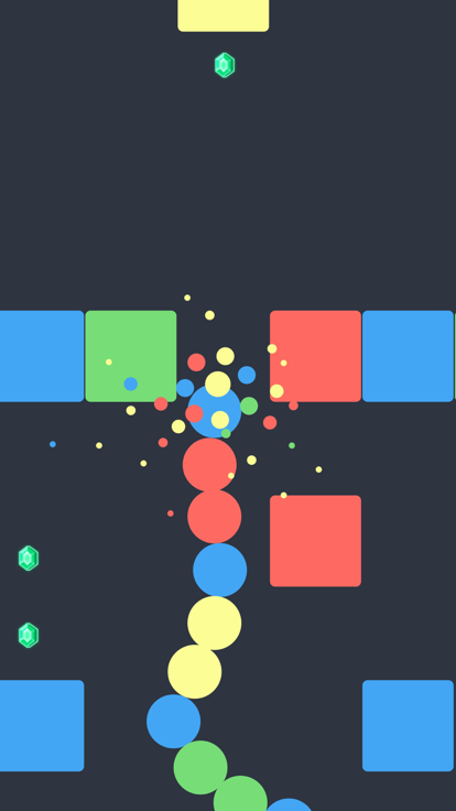 贪吃蛇遇上打方块 ！游戏截图