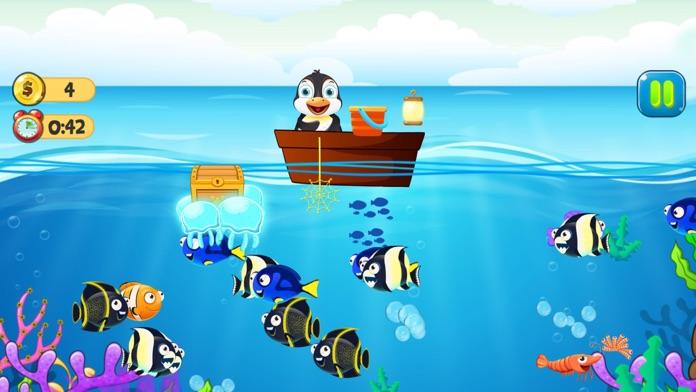 Baby Penguin Fishing游戏截图