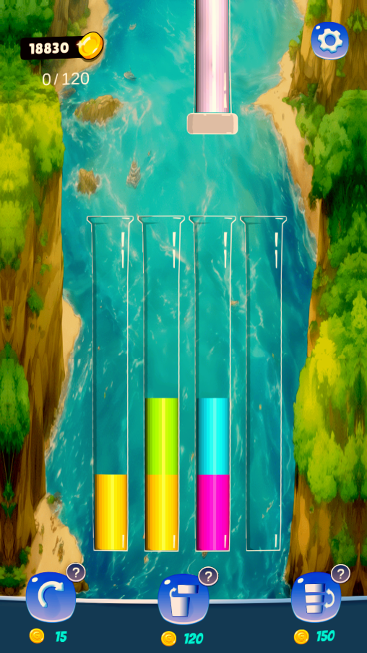 颜色消除游戏截图