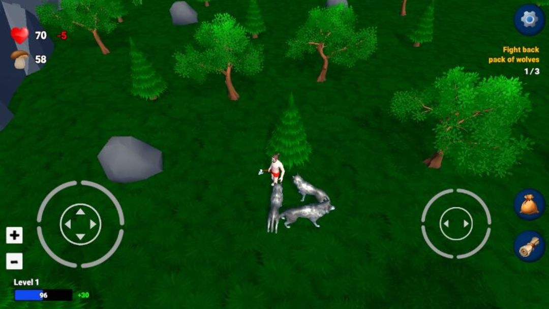 饥饿荒野荒岛冒险求生存孤岛求生游戏截图