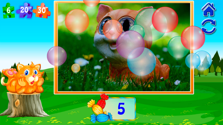 有趣的初级拼图游戏截图