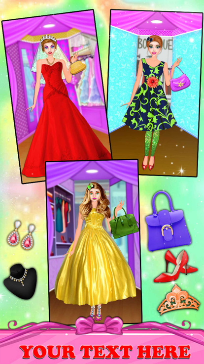 Girl Makeover DressUp Salon 3D游戏截图