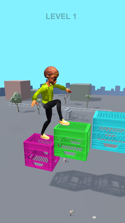 Crate Race 3D - Milk Challenge游戏截图