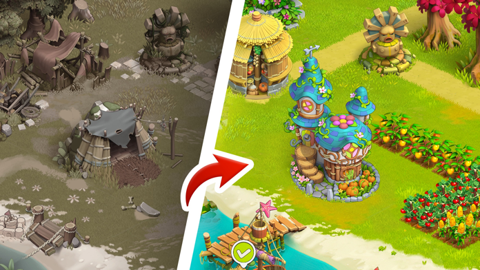 家庭岛 - 农场游戏游戏截图