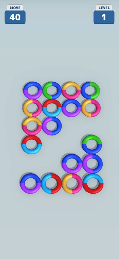 Hoop Loop - Color Match游戏截图