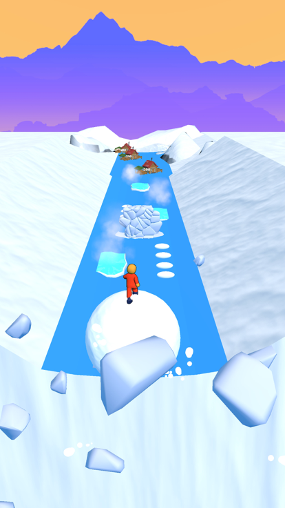 Snowball Run!游戏截图
