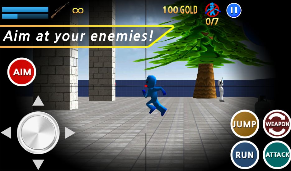 Screenshot of Finding Blue Free - FPS (ENG)