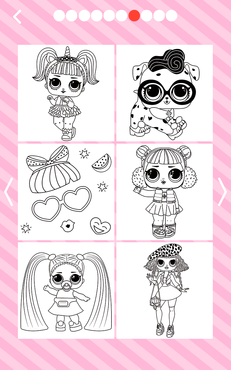 Cute Dolls lol Glitter Coloring Book 👗💖 - Android Download | TapTap