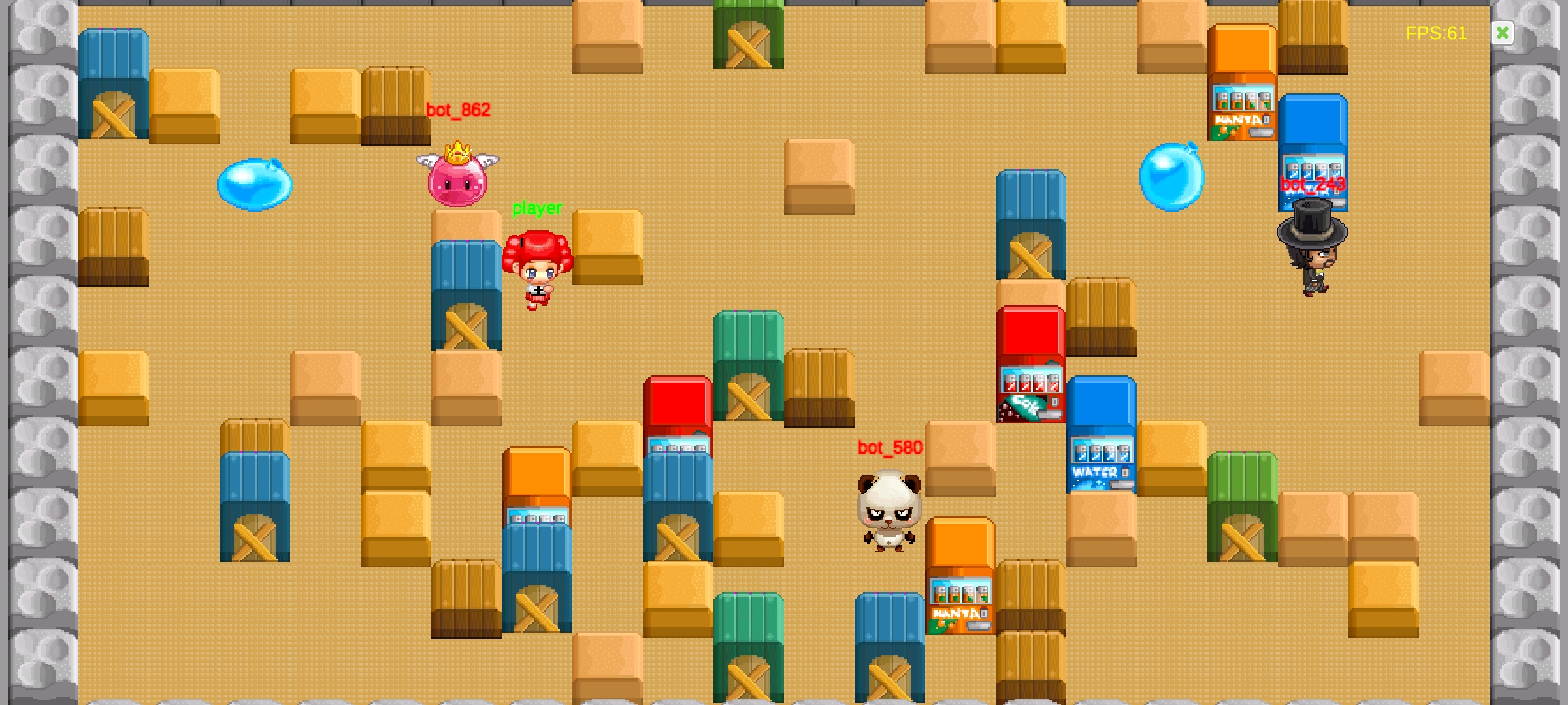 泡泡人游戏截图