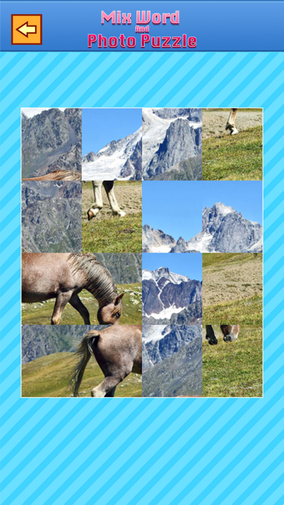 Mix Word and Photo Puzzle游戏截图