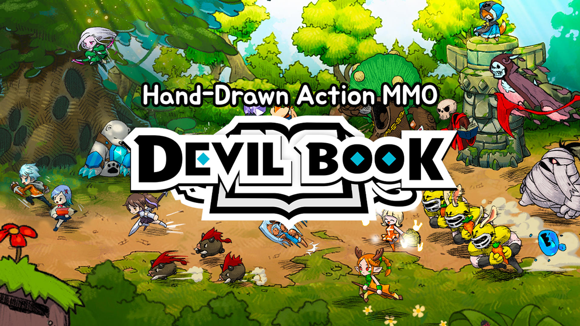 Devil Book: Hand-Drawn MMO游戏截图