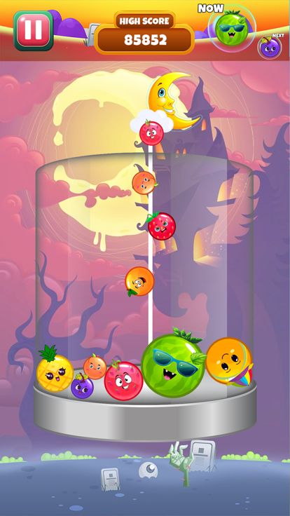 Watermelon Fruit Merge Games游戏截图