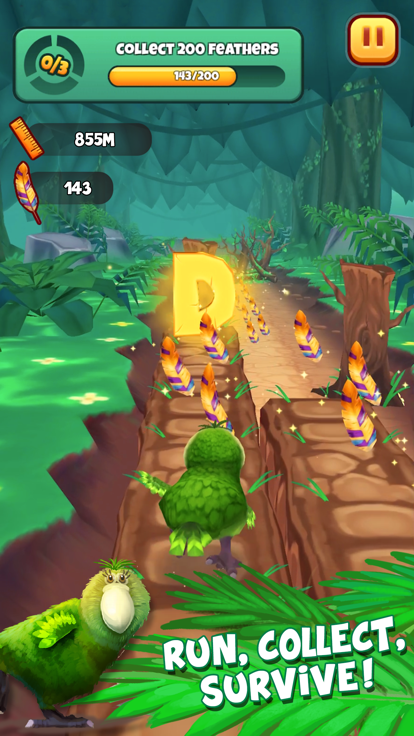 Kakapo Run: Animal Rescue Game游戏截图
