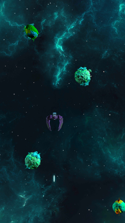 Space Shooter : Poly Planets游戏截图