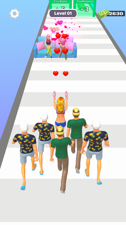 Heartgun Run游戏截图