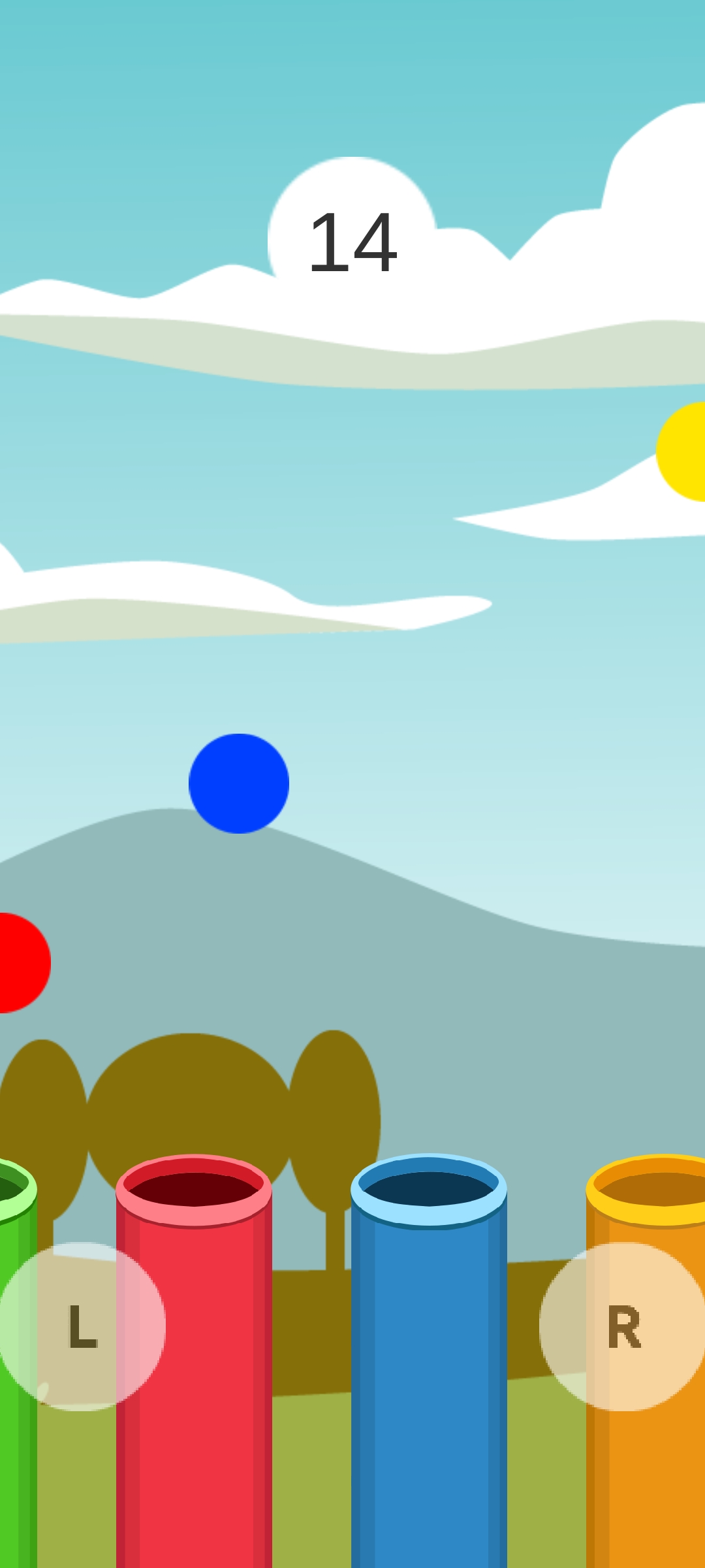 小球入筒挑战游戏截图