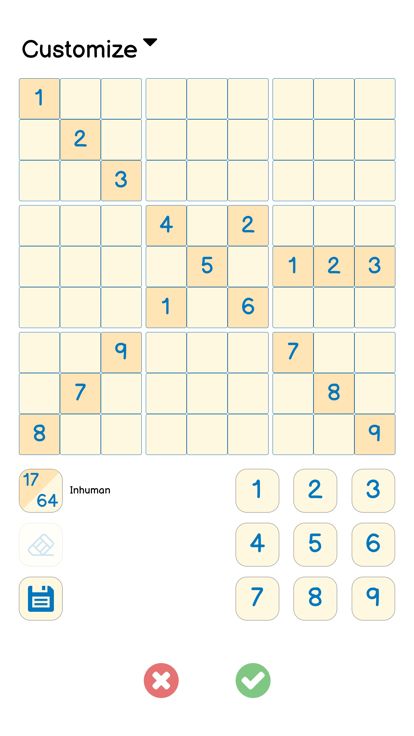 Sudoku - 9x9游戏截图