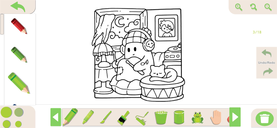comfy days coloring book游戏截图