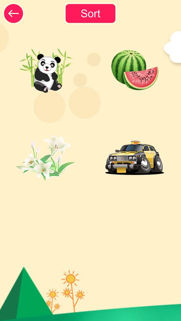 儿童认知贴贴乐游戏截图