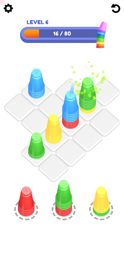 Cup Stacker!游戏截图