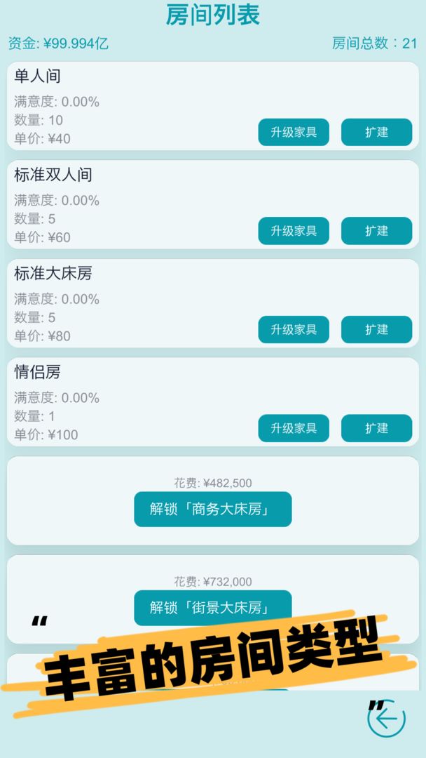 模拟经营大酒店游戏截图