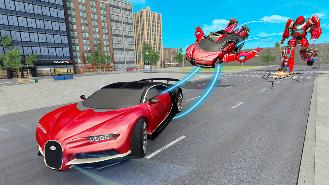 无人机机器人游戏截图