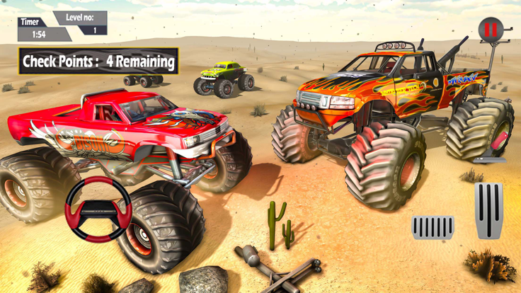Monster Truck Stunts Game游戏截图
