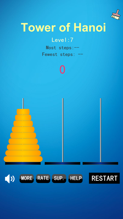 Tower of Hanoi Game Puzzle游戏截图